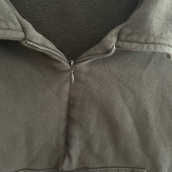 Joah Brown Black Cropped Sweatshirt - Picture 4 of 6